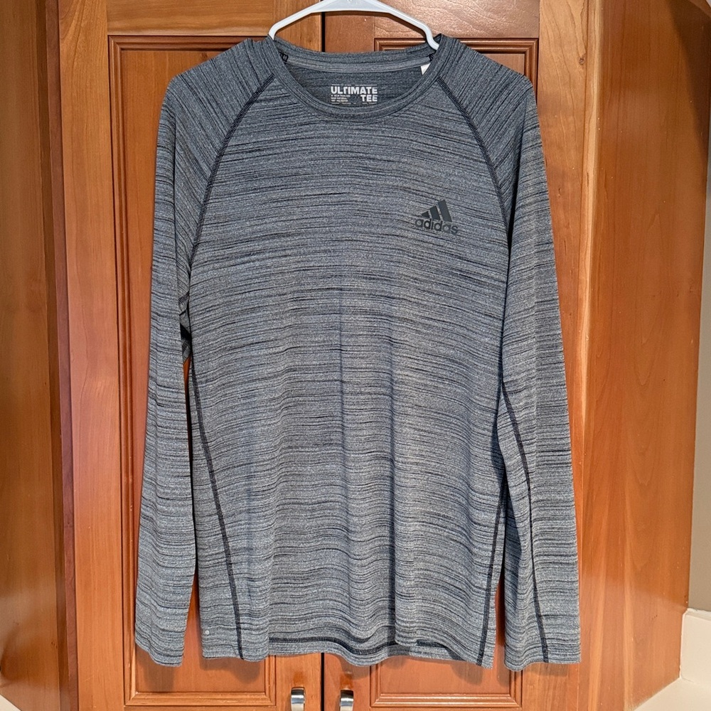Adidas Climalite Ultimate Long Sleeve Tee Mens Size M